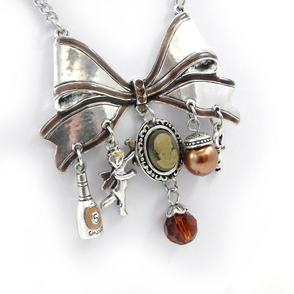 

Les Trésors De Lily [G7794] - Дизайнерское колье Exquisite Cameo коричневое