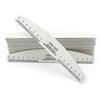 5Pcs Wooden Nail Files Bright Color Reusable Smooth Edge Clear Scale Multipurpose Trim Nails Lightweight Scale Ruler Half