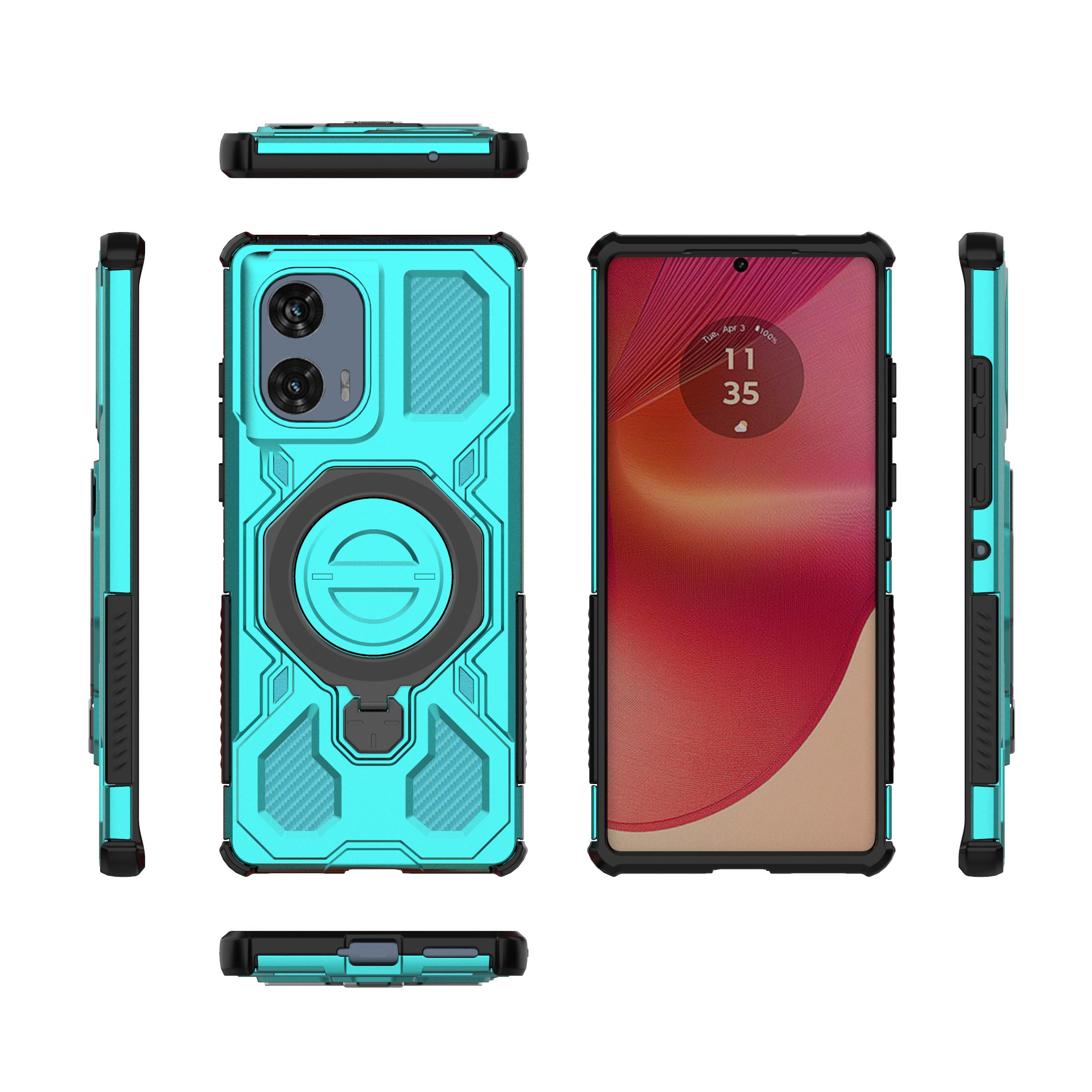 

Для чохла Motorola Edge 50 Fusion Для Чохол для Motorola Edge 50 Fusion Turbo чохол 360° Захисний чохол для Moto Edge 50 Fusion Motorola Edge 50 Fusion зелений