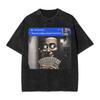 There Is Motion At Your Front Door Tung Tung Tung John Pork Men T Shirts Washed Vintage Tee Shirt Short Sleeve Crewneck Tshirt