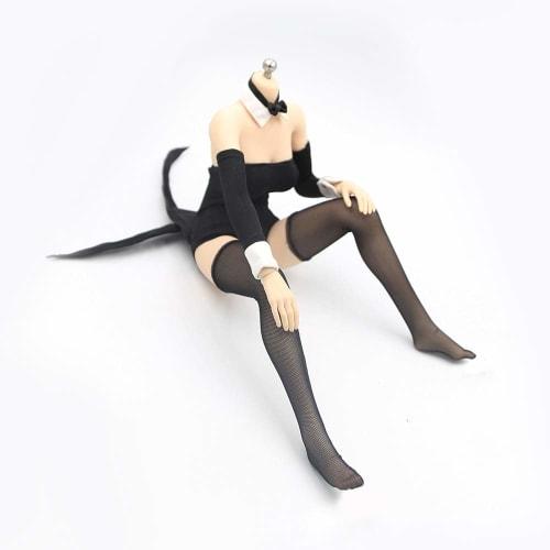 OBEST TBLeague 1/6 Scale Figure, Ultra-Flexible Seamless Female Figure Body, Skeleton, Reference Model for Painting (S07C Pale Skin, Bust Size L) (S07