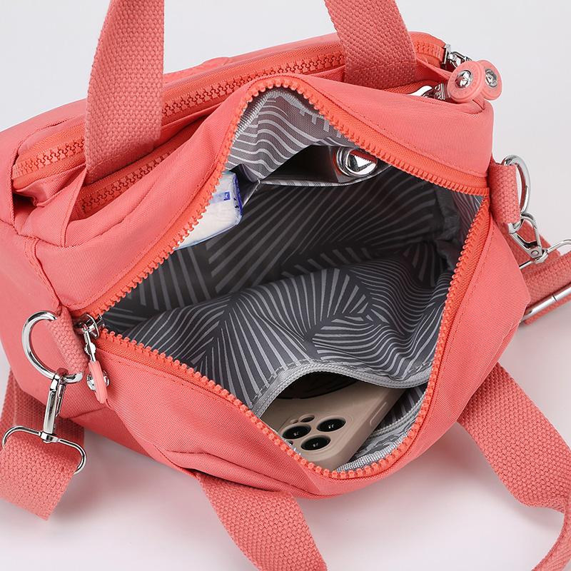Women's Bag Large Capacity Nylon Mother Handbag Lightweight Shoulder Crossbody Bag