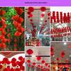 2025 Small Red Paper Lantern Ornament - Year of the Snake Chinese New Year Festive Decoration for Weddings & Outdoor Hanging Pendant Light