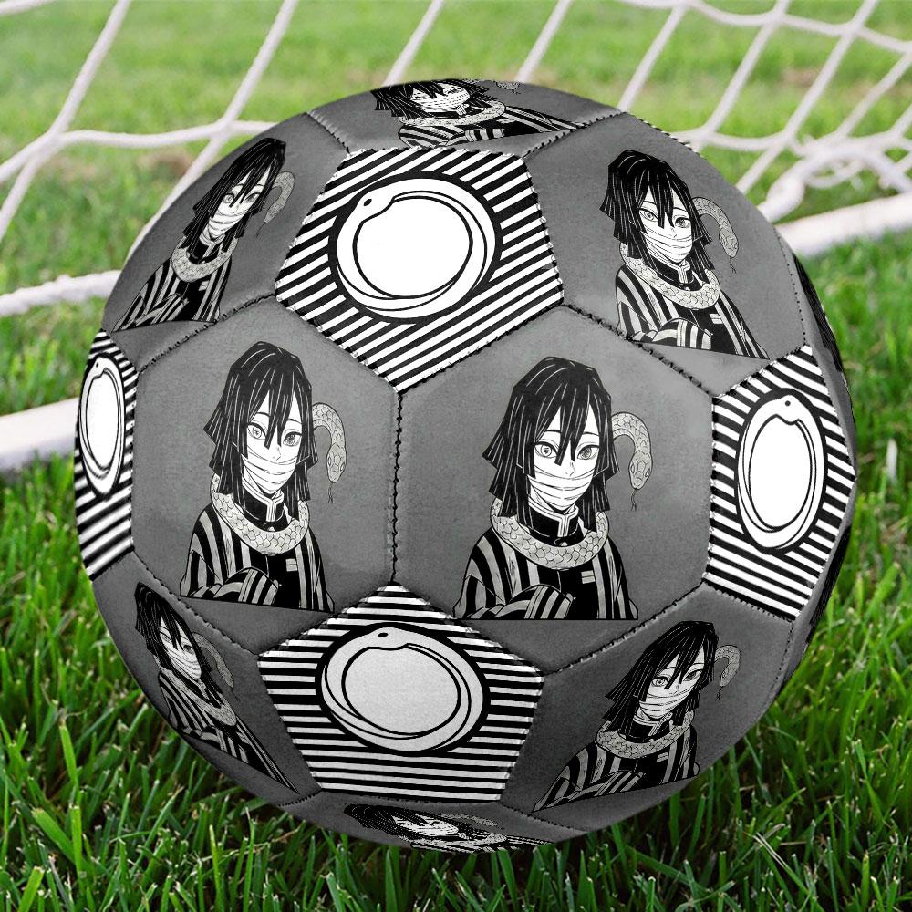 1pc Demon Slayer Kimetsu no Yaiba Soccer Ball Size 5 Indoor Soccer Ball Fashion Colorful Backyard Game - Great For Sports Fans Gift HE24