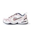 Air Monarch 4 Slip Resistant Abrasion Resistant Low Top Chunky Sneakers Unisex White Pink 415445-102(Team676-)