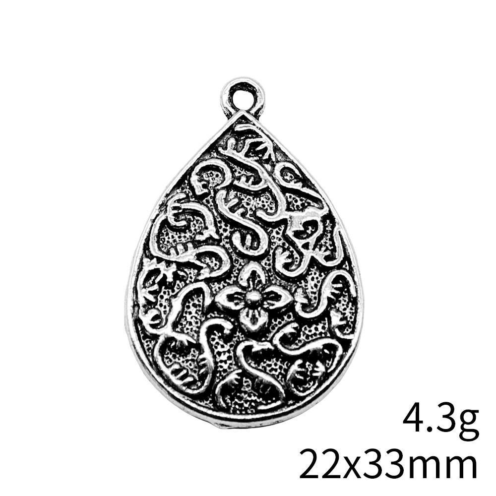 Mother's Day Charms For Bags Wave Water Drop Swirl Charms Pendant Audience Bag Pendant