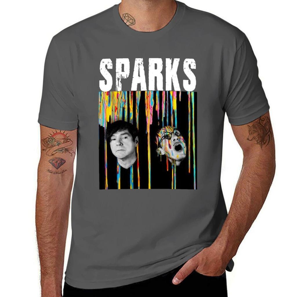 Sparks Band Lustiges T-Shirt Wasserabweisend Lässiges T-Shirt