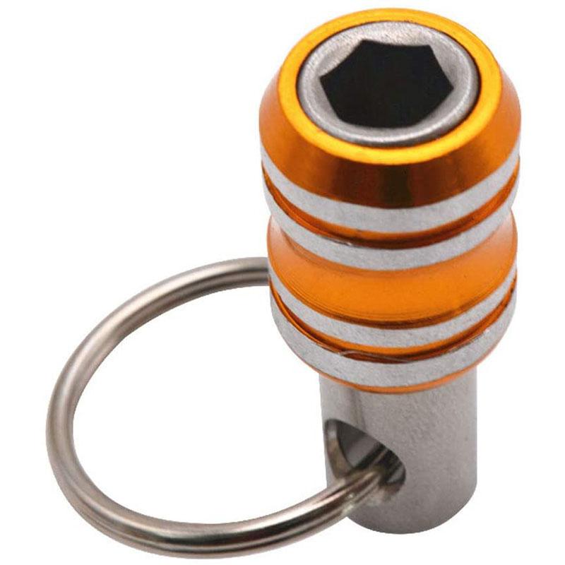 1/5PC1/4 zoll Hex Schaft Schraubendreher-bits Halter Verlängerung Bar Bohrer Schraube Adapter Quick Release Schlüsselbund einfach Ändern Adapter