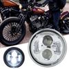 Motorcycle Round Headlight Retro Style Head Lamp Modification Fits for CG125 GN125 Electroargenture