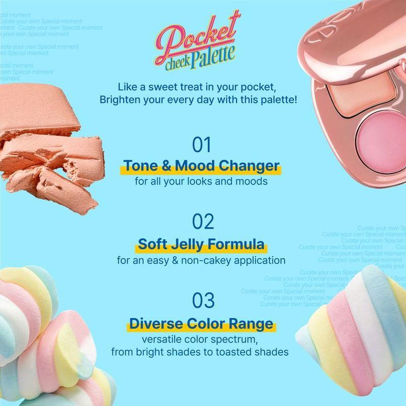 fwee - Pocket Cheek Palette - 4 Types