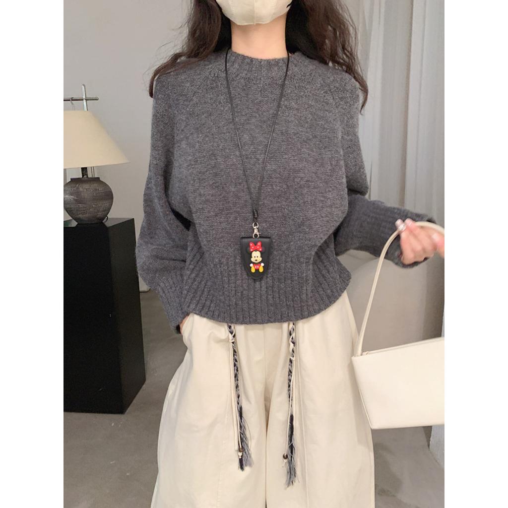Ladies, Raglan Sleeves, Knitwear, Front Shoulder, Sweater, Long Sleeved, Warm Top
