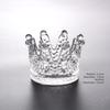Europäische Kristallkrone Glas Teelichthalter Ring Duftkerzenständer Heimdekoration