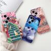 Clear For Honor 400 Pro Case DNP-NX9 Cute Cartoon Cat Fashion Flower Funny Painted Soft Bumper For Honor 400Pro Back Cover Funda