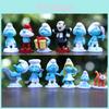 Smurfs Pvc Cartoon Style Toy Figurine For Home Office Decor Kids Gift