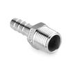 8mm 12mm Schlauchtülle 3/8" 1/2" BSP Außengewinde Edelstahl Rohrverschraubung Kupplung Verbinder Beschläge