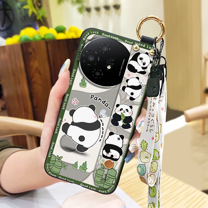 Back Cover Protective Phone Case For TCL 50 Nxtpaper 5G/50Pro Nxtpaper 5G Lanyard Anti-dust Fashion Design Silicone Ring