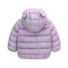 Children Boys Baby Hooded Lightweight Down Jackets Warm Outerwear Autumn Kids Girls Coats Cartoon Dinosaur Print Casual Clothing