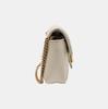 [Pre-Owned] GG Marmont Gold Logo Distressed Quilted Leather Mini Crossbody Bag - Fair #1C6UBM6