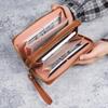 Women's 2024 Large Capacity Double Zipper Clutch Wallet - Multifunctional Phone and Coin Storage