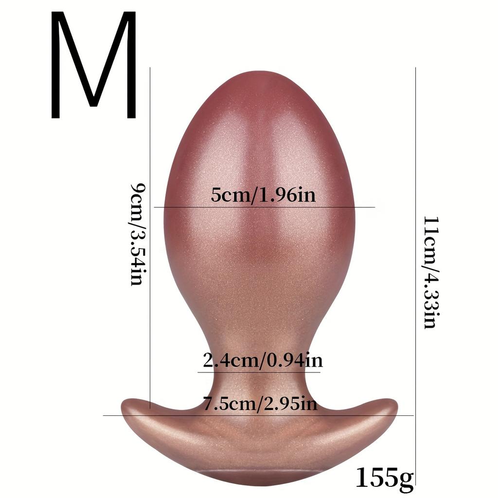 Fantasy Dragon Egg Silicone Plug, XXL Soft Liquid Silicone Design, Wearable Comfort Fit, Strong Suction Cup, Fantasy Collection