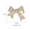 Weiman Brilliant CZ Cubic Zirconia Micro Pave Bow Jewelry Brooches for Wedding and Engagement for Children