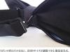 [D+Arts] Ribbon Bow Tie, Black with Contrast Trim, Glitter, Silk, Kyoto Nishijin Weave, Made in Japan, Simple Fastener (Plain)