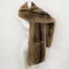 Autumn and winter new women's long scarf cape shawl dual-purpose fluffy coat imitation fox fur shawl scarf