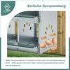 8-Compartment Chicken Nesting Boxes for Egg Laying, Metal Poultry Nesting Box for Wall Mounting, Coarsely Ventilated Chicken Coop Box