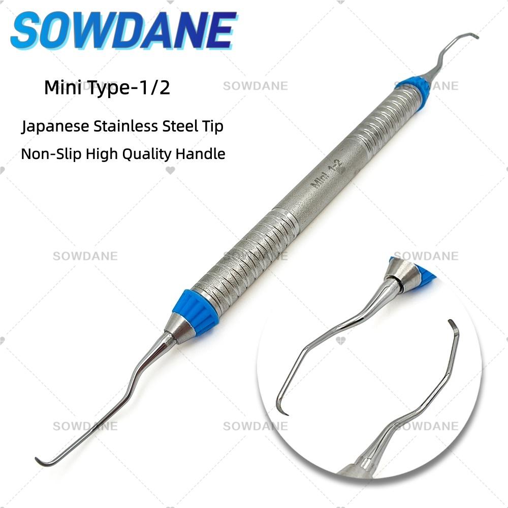 Mini 440C Material Hohe Qualität Dental Gracey Küretten Parodontaler Scaler Edelstahl Parodontale Knochenküretten Perio Dentales Instrument