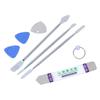 8Pcs Phone Repair Metal Opening Tool Cellphone Disassemble Crowbar Steel Pry