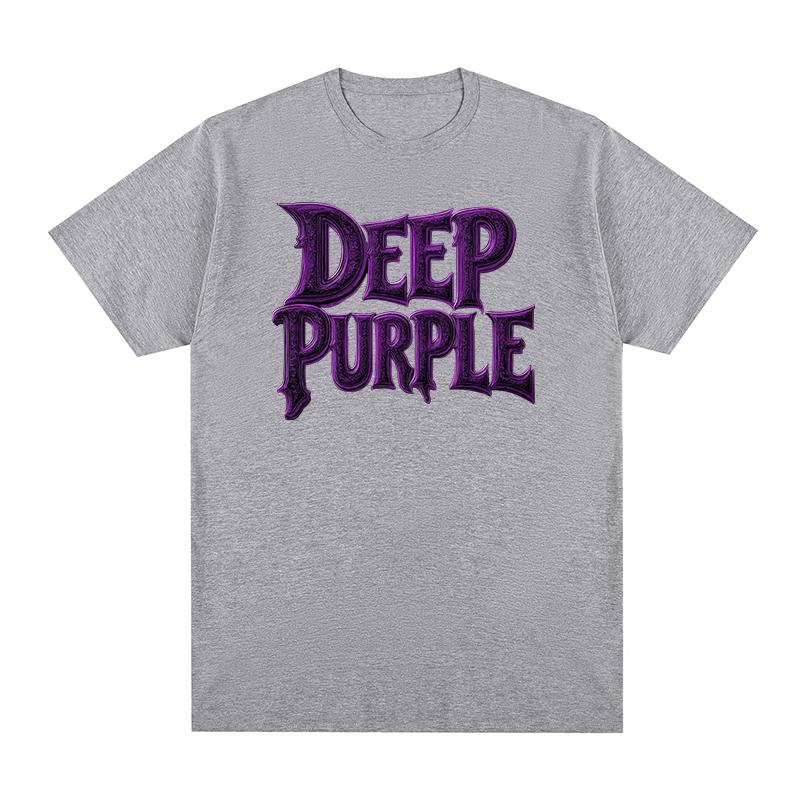 Deep Purple Vintage Tshirt Popular Heavy Rock Metal Band Fashion Hip Hop Y2k Cotton Men T shirt New Tee Tshirt Womens Tops