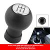 5 Speed Gear Shift Knob Plastic Auto Replacement Parts Black & Silver Gear Shift Knob 5 Speed Auto Replacement Parts