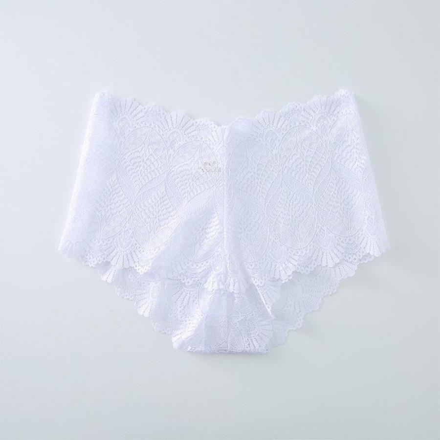 Plus Size High Waisted Sexy Lace Thong Damenunterwäsche No Trace Übergroße lose T-Höschen