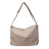 Crossbody Women's Bag Customization Solid Color Simple Casual Versatile Large Capacity Shoulder Crossbody Bag College Student Class Tote Bag