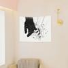 Universe Hand in Hand Tapestry, Black White Wall Cloth for Living Room Bedroom Decor