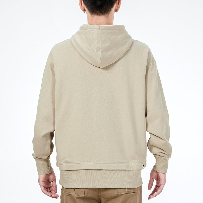 PUMA Downtown Sweatshirts Men's Khaki Hooded Moderate Regular 533038-42