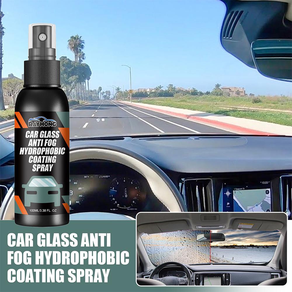 5Pcs Car Glass Anti Rain Water Spray Repellent Nano Coating Hydrophobic Waterproof Agent Oil Film Removing Auto Glass Film Agent