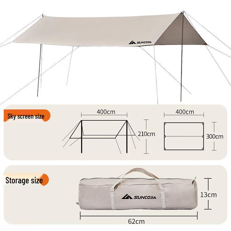 Outdoor Camping Sunshade Tarp