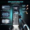Automatic Telescoping Male Masturbator Mens Sex Toys - Penis Pump Sex Toy for Men with 9 Sucking & 9 Thrusting & 9 Vibrating, APP Control Sex Toy