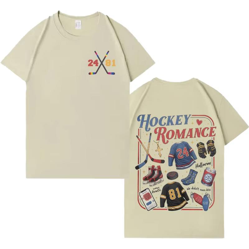 Heated Rivalry Ilya Rozanov Shane Hollander Trendy Clothes Hipster Men Women Romance High Quality Top 2026 ONeck Punk Tshrits
