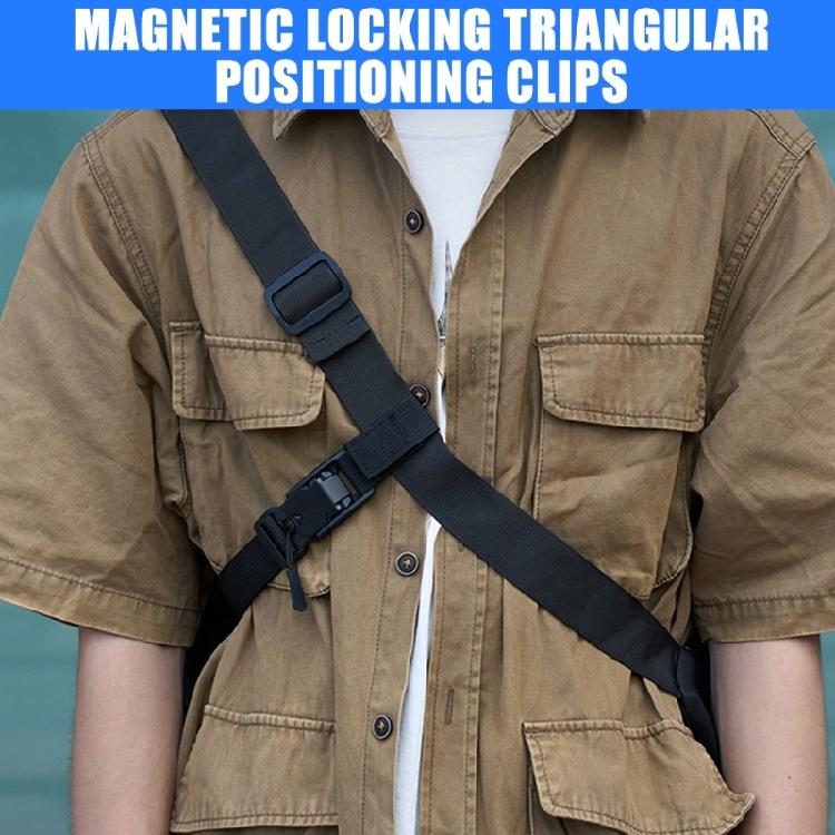 Multipurpose Crossbody Bag Support Belt with Magentic Buckle Stability Belt Add on Shoulder Strap For Backpack Chest Bag