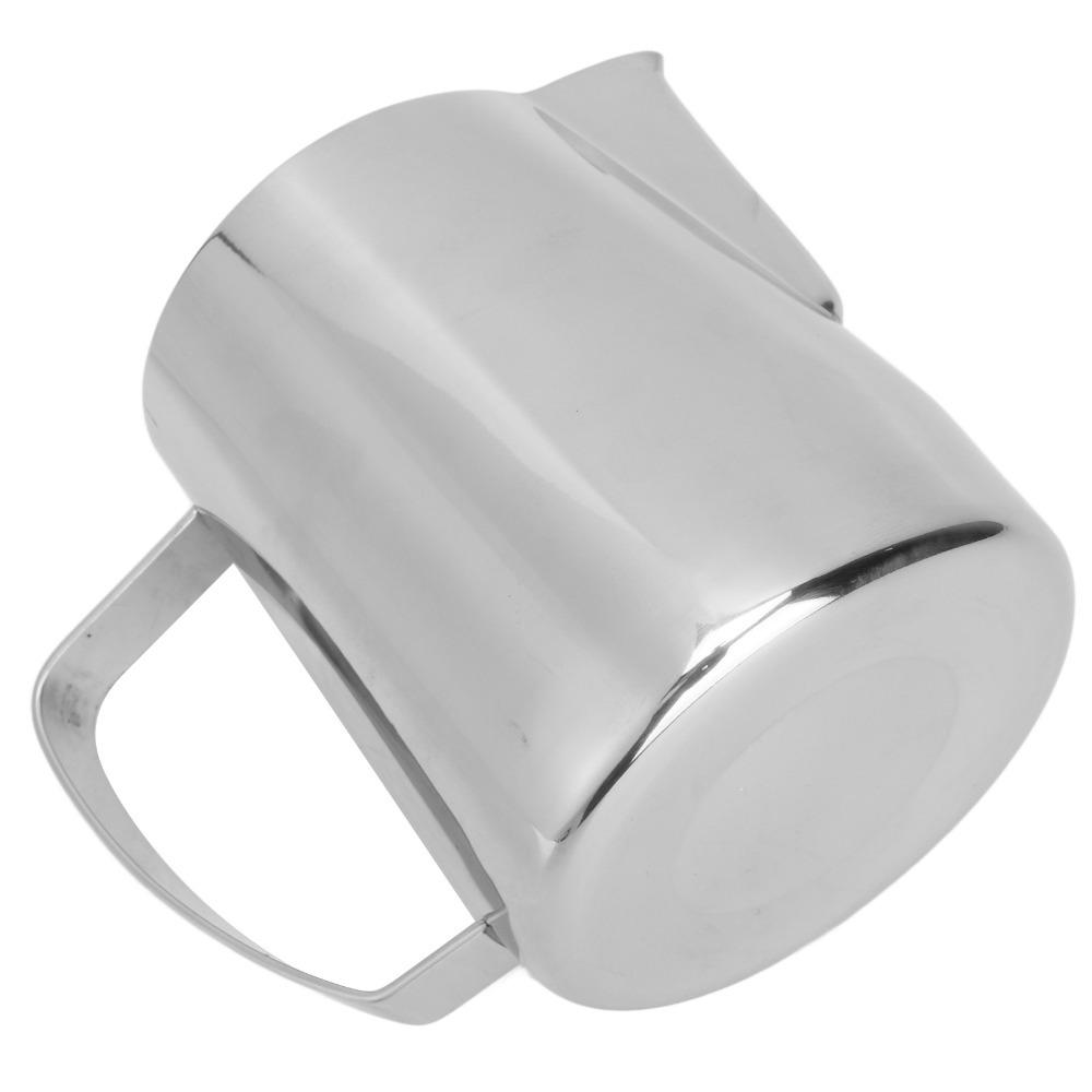 

700ml Capacity Milk Frothing Cup 24oz Coffee Latte Art Milk Frother Maker срібний