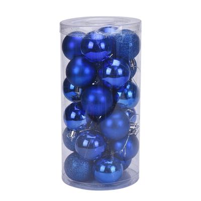 Christmas 4 Cm 24PC Plastic Christmas Tree Decoration Ball 