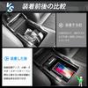 Auto Spec Toyota Harrier 80 Series Console Box with and USB 3D and Specific To Your Includes a Rubber and Easy Installation 80 LED Sensor Light USB