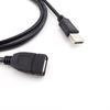 1.5/3/5m Black USB 2.0 Male To Type A Female Extension Extender Connector Power Data Transmission M/F Adapter Cable Wire Lead