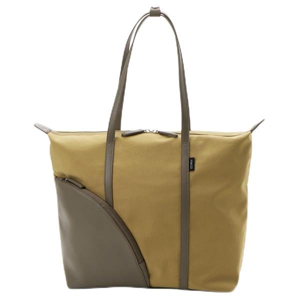 

Сумка-тоут нейлоновая тоут размера M бежевая [Isaac] похожая на хлопок женская (21)