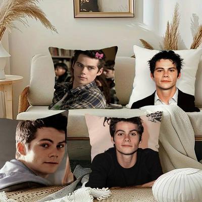 D-Dylan O Brien Pillow Case Plush Fabric Soft Pillowcase Double Sided Print Cushion Cover Household Gifts