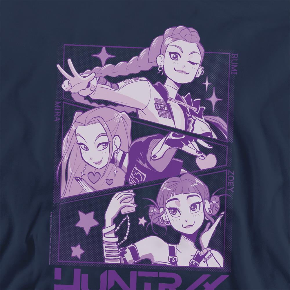 K-Pop Demon Hunters Unisex Adult Huntr/X Panel Sweatshirt
