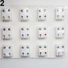 12Pairs Metal Ear Studs Earrings for Piercing Machine Ear Piercing Tool Kit