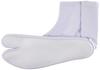 Fukusuke Tabi Stretch Tabi Wave 1 Größe Japanische Socken, Baumwolle, 5-lagige Socken, Muster, Sarashi, Paar, Herren, Weiß, 22-(22,0 cm), (Freie Größe)